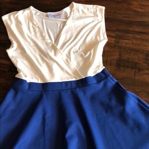 Maternity or breastfeeding mom skater dress